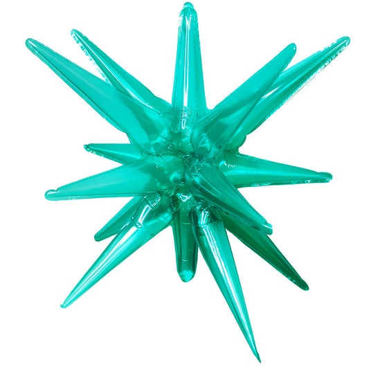 3D STAR-BURST ALL-IN-ONE - TRANSPARENT MINT GREEN (AIR-FILL ONLY) | USA Decoration®