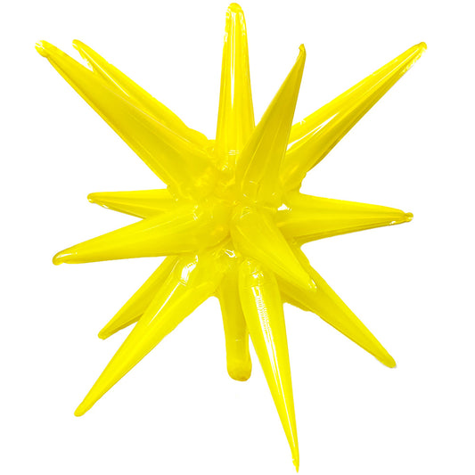 3D STAR-BURST ALL-IN-ONE - TRANSPARENT YELLOW (AIR-FILL ONLY) | USA Decoration®