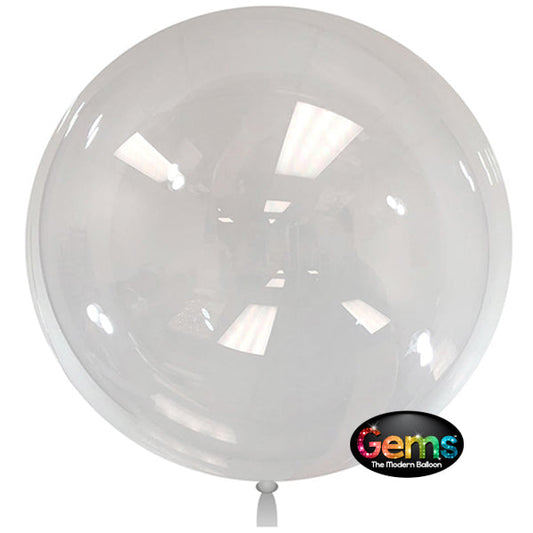 36 inch GEMS BALLOON - CLEAR (2 PK) | USA Decoration®