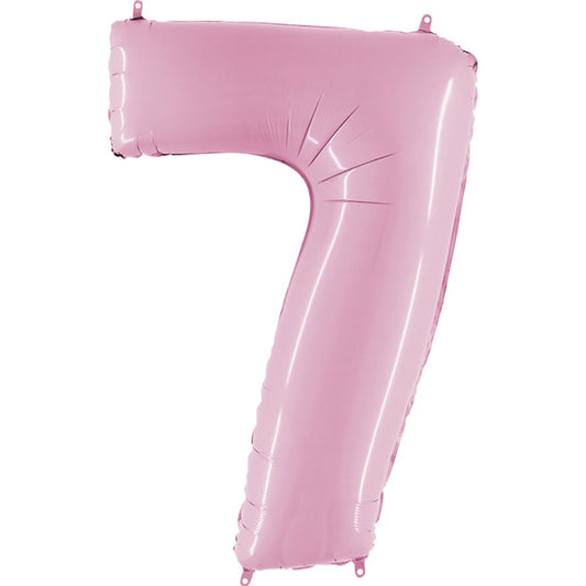 40 inch NUMBER 7 - PINK | USA Decoration®