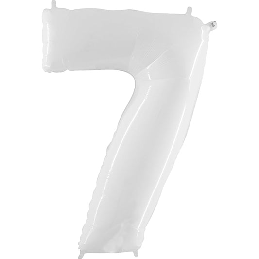 40 inch NUMBER 7 - WHITE | USA Decoration®
