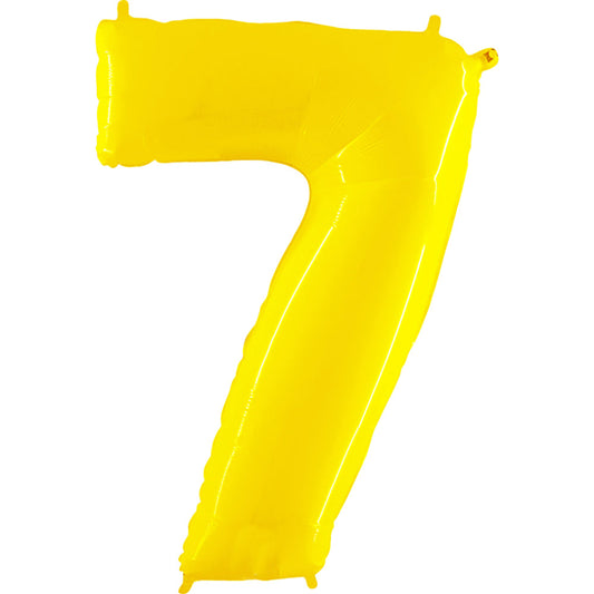 40 inch NUMBER 7 - YELLOW | USA Decoration®