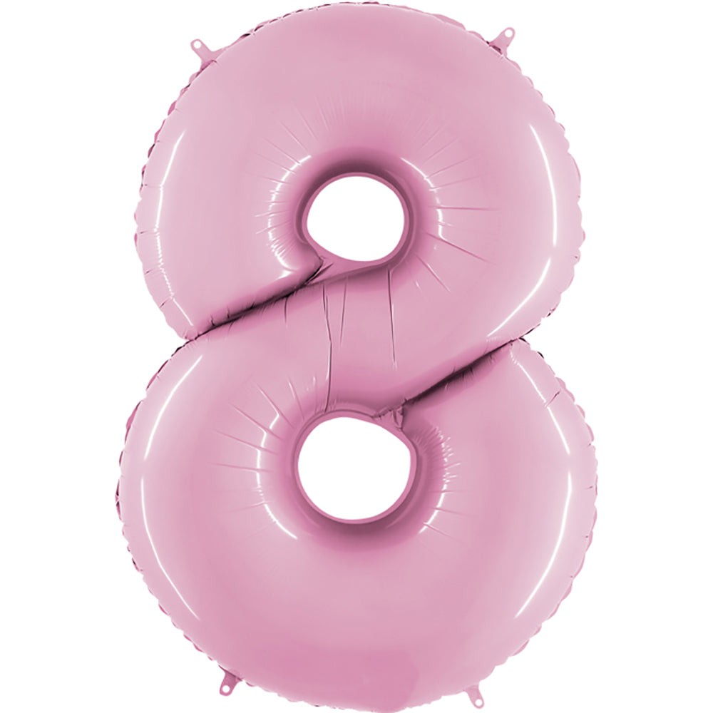 40 inch NUMBER 8 - PINK | USA Decoration®