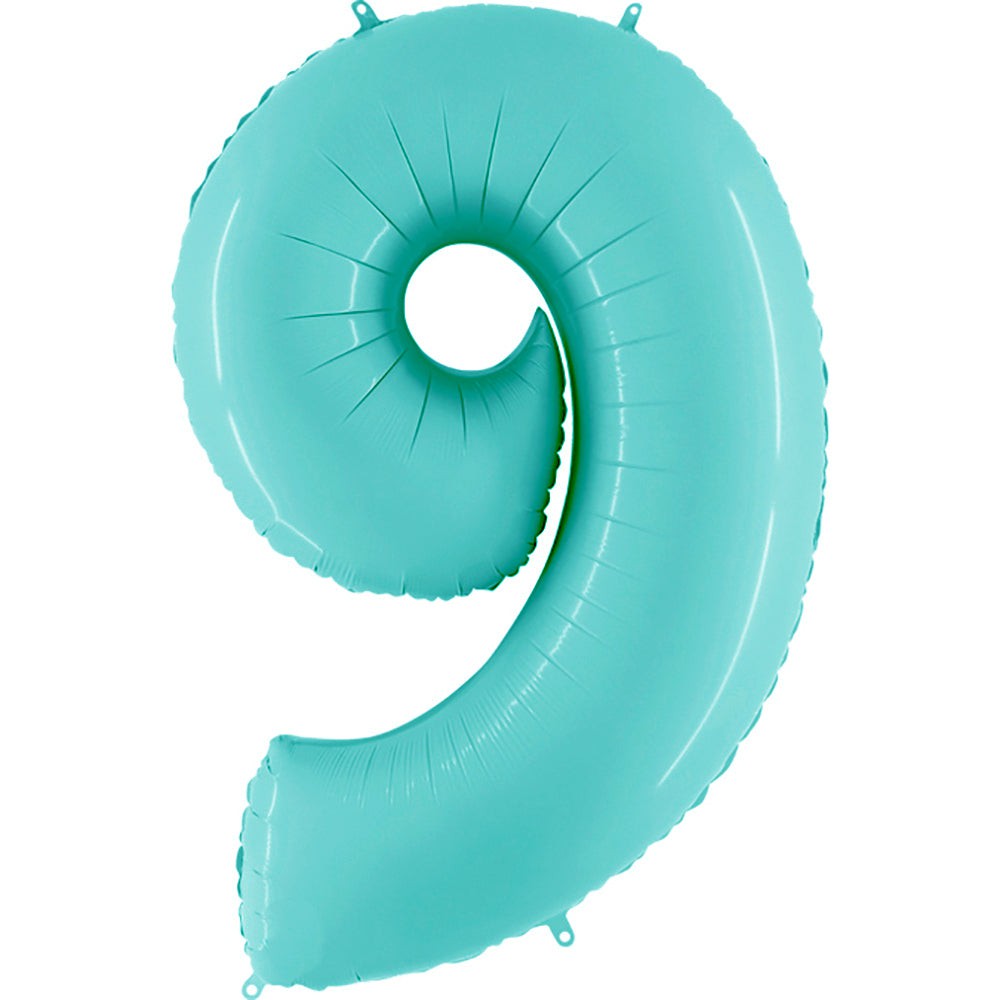 40 inch NUMBER 9 - LIGHT BLUE | USA Decoration®