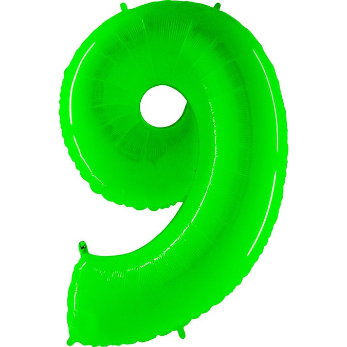40 inch NUMBER 9 - LIME GREEN | USA Decoration®