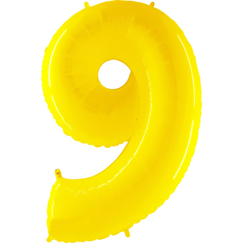 40 inch NUMBER 9 - YELLOW | USA Decoration®