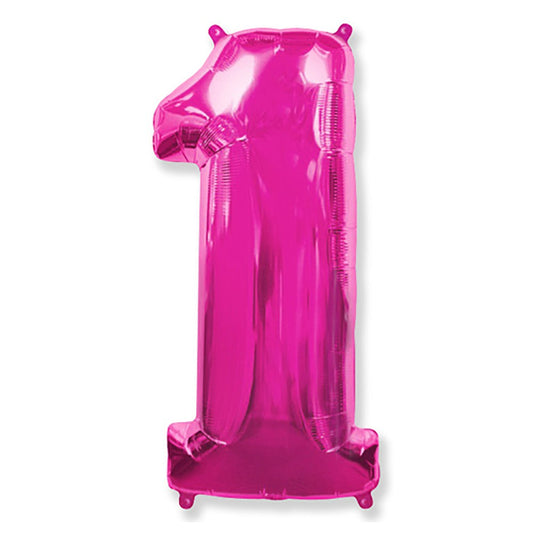 42 inch NUMBER 1 - FUCHSIA | USA Decoration®