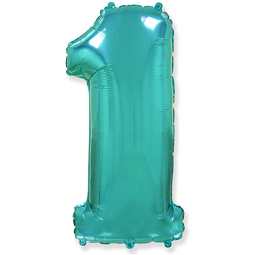 42 inch NUMBER 1 - TEAL BLUE | USA Decoration®