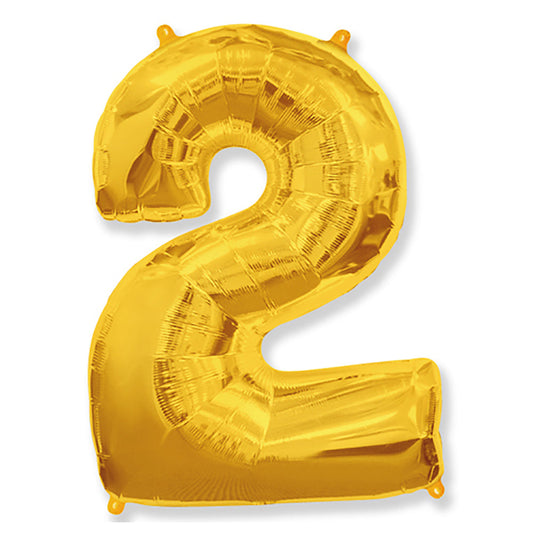 42 inch NUMBER 2 - GOLD | USA Decoration®