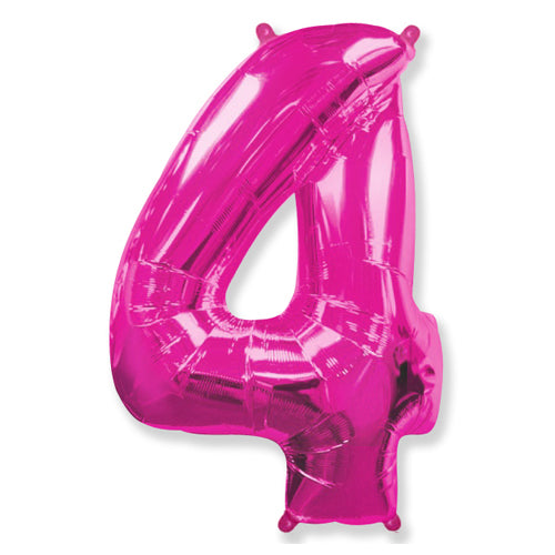 42 inch NUMBER 4 - FUCHSIA | USA Decoration®