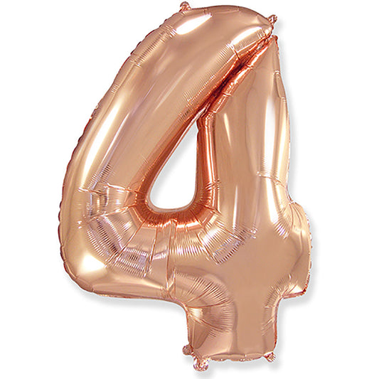 42 inch NUMBER 4 - ROSE GOLD | USA Decoration®