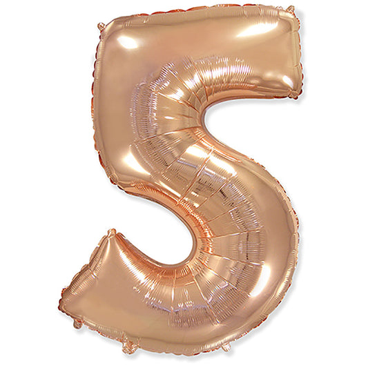 42 inch NUMBER 5 - ROSE GOLD | USA Decoration®