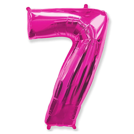 42 inch NUMBER 7 - FUCHSIA | USA Decoration®