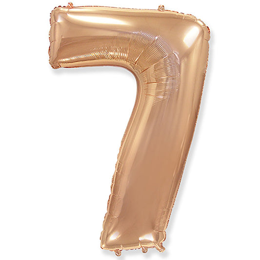 42 inch NUMBER 7 - ROSE GOLD | USA Decoration®