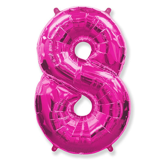 42 inch NUMBER 8 - FUCHSIA | USA Decoration®