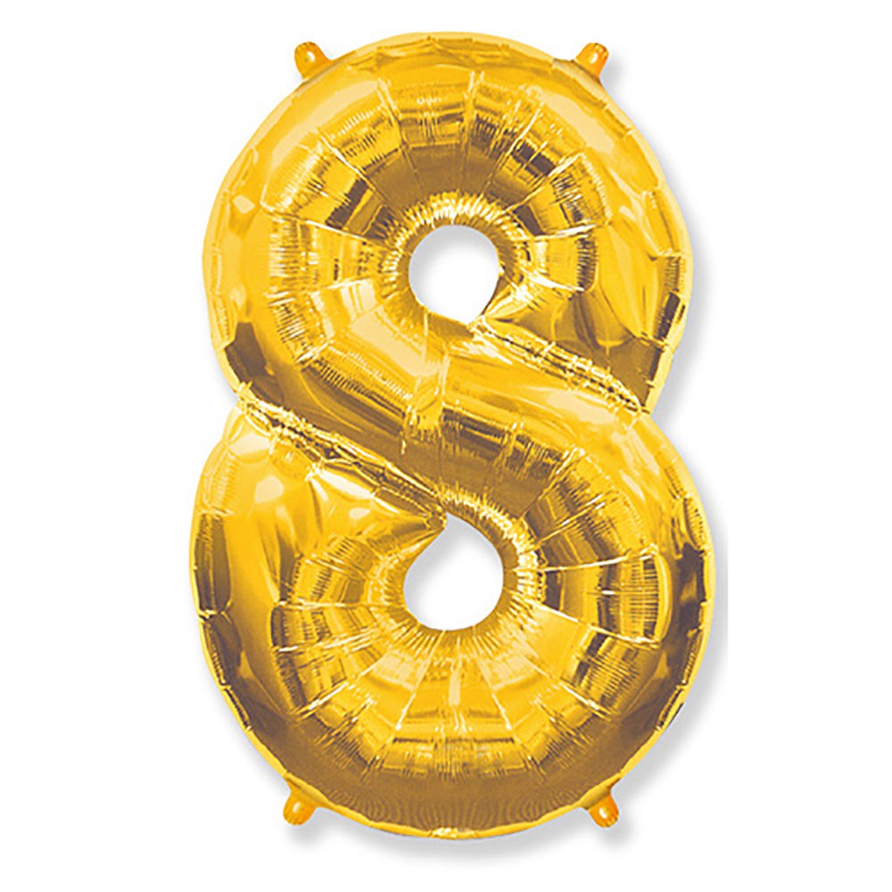 42 inch NUMBER 8 - GOLD | USA Decoration®