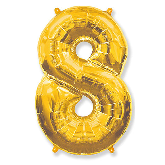 42 inch NUMBER 8 - GOLD | USA Decoration®