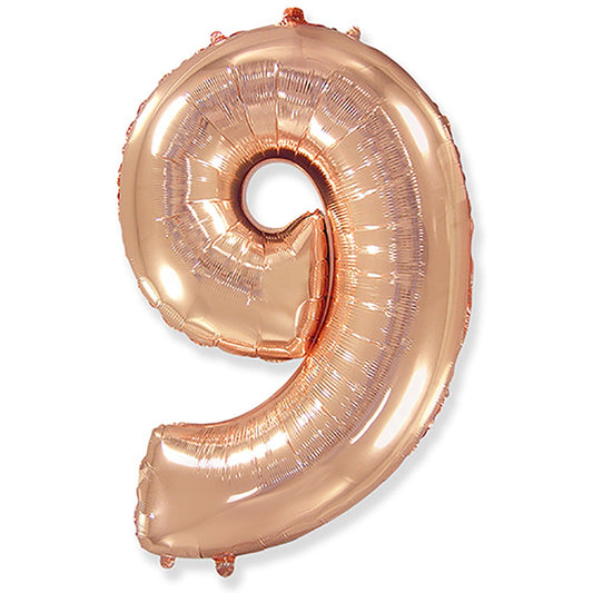 42 inch NUMBER 9 - ROSE GOLD | USA Decoration®