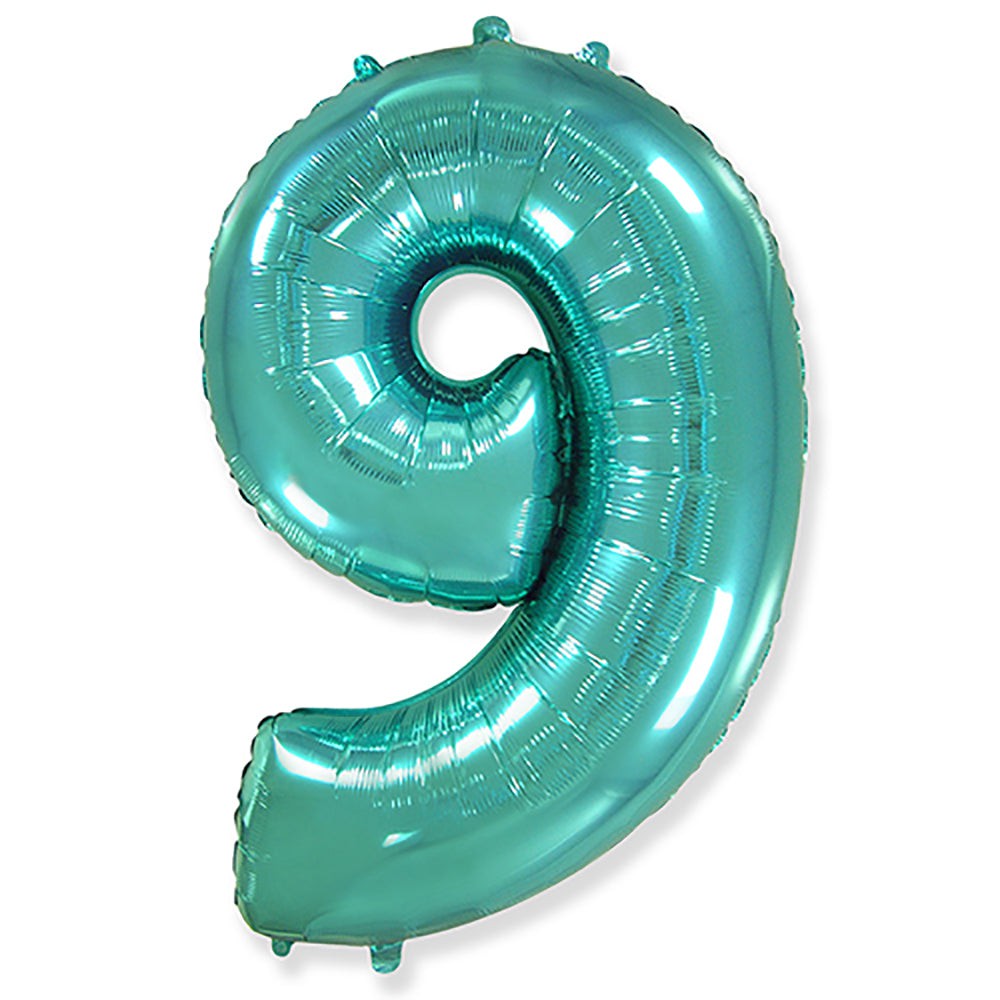 42 inch NUMBER 9 - TEAL BLUE | USA Decoration®