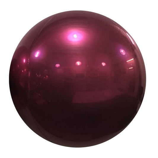 7 inch MIRROR BALLOON - BURGUNDY | USA Decoration®