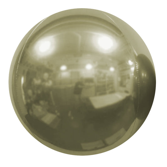 7 inch MIRROR BALLOON - WHITE GOLD | USA Decoration®