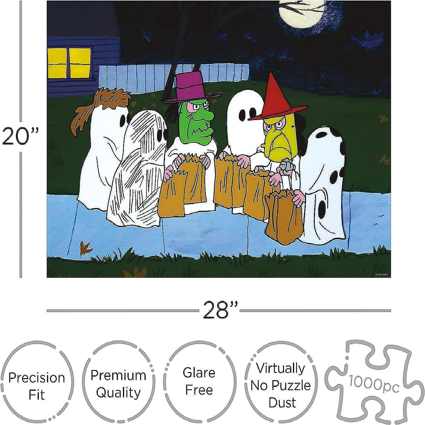 Peanuts Trick or Treat 1000 Piece Jigsaw Puzzle | USA Decoration®