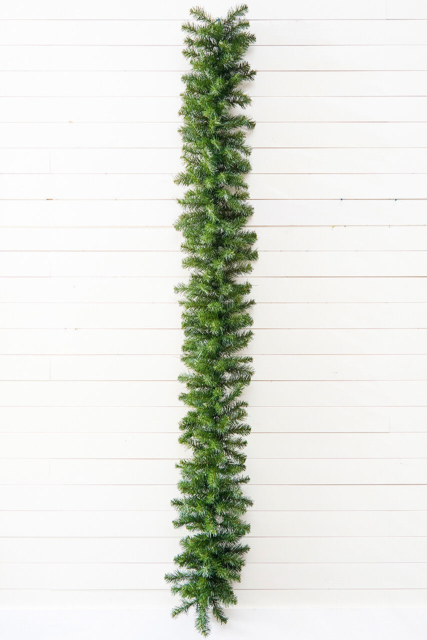 9' x 14" Majestic Pine Garland Lush Artificial Pine for Holiday & Event Decoration