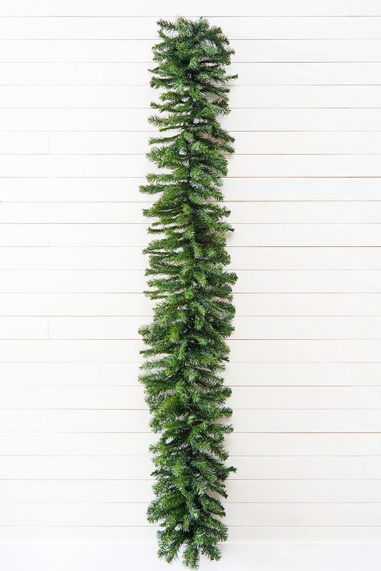 9' x 18" Majestic Pine Garland Full, Lifelike Artificial Pine Garland for Holiday & Seasonal Decor