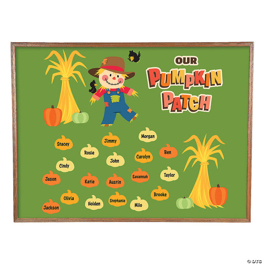Pumpkin Patch Classroom Bulletin Board Set - 44 Pc. | USA Decoration®