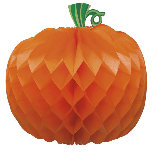Pumpkin Shaped Honeycomb Centerpiece 10.75" x 24