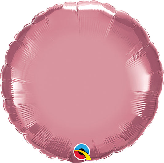 18 inch CIRCLE - CHROME MAUVE | USA Decoration®