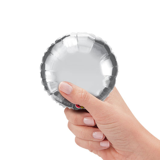 4 inch MINI CIRCLE - SILVER (AIR-FILL ONLY) | USA Decoration®