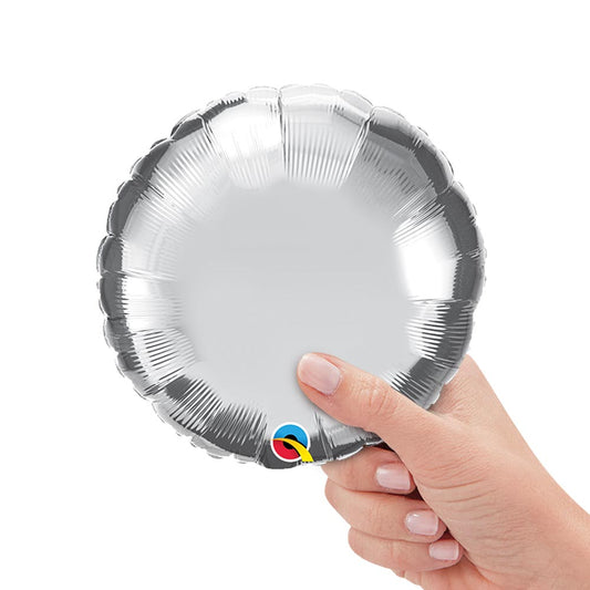 9 inch CIRCLE - SILVER (AIR-FILL ONLY) | USA Decoration®