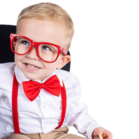 1 Set(s): Red Suspenders, Bowtie, Sunglasses | USA Decoration®