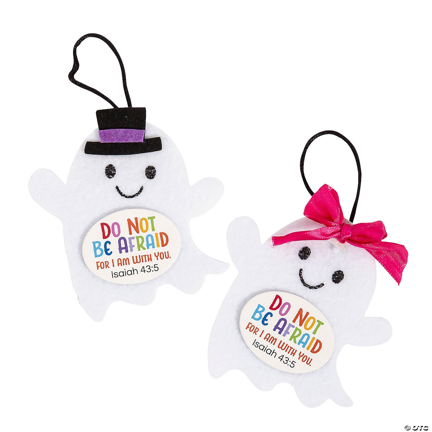 Religious Halloween Ghost Ornament Craft Kit - Makes 12 | USA Decoration®