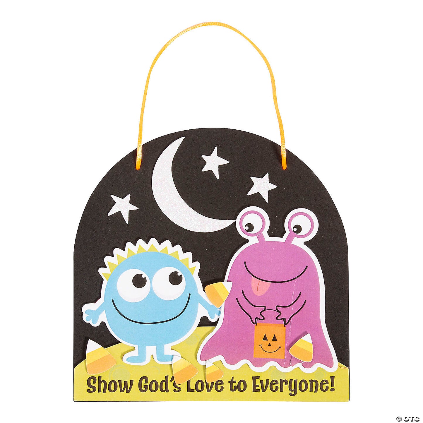 Religious Halloween Monster Sign Craft Kit - Makes 12 | USA Decoration®