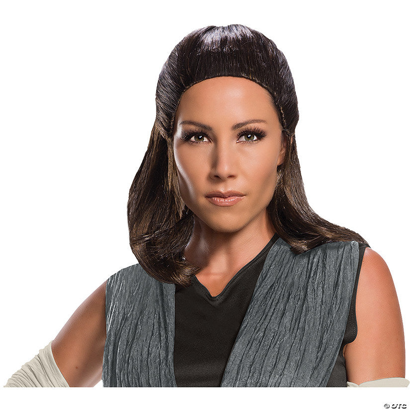 1 Piece(s): Adult Star Wars Rey Wig | USA Decoration®