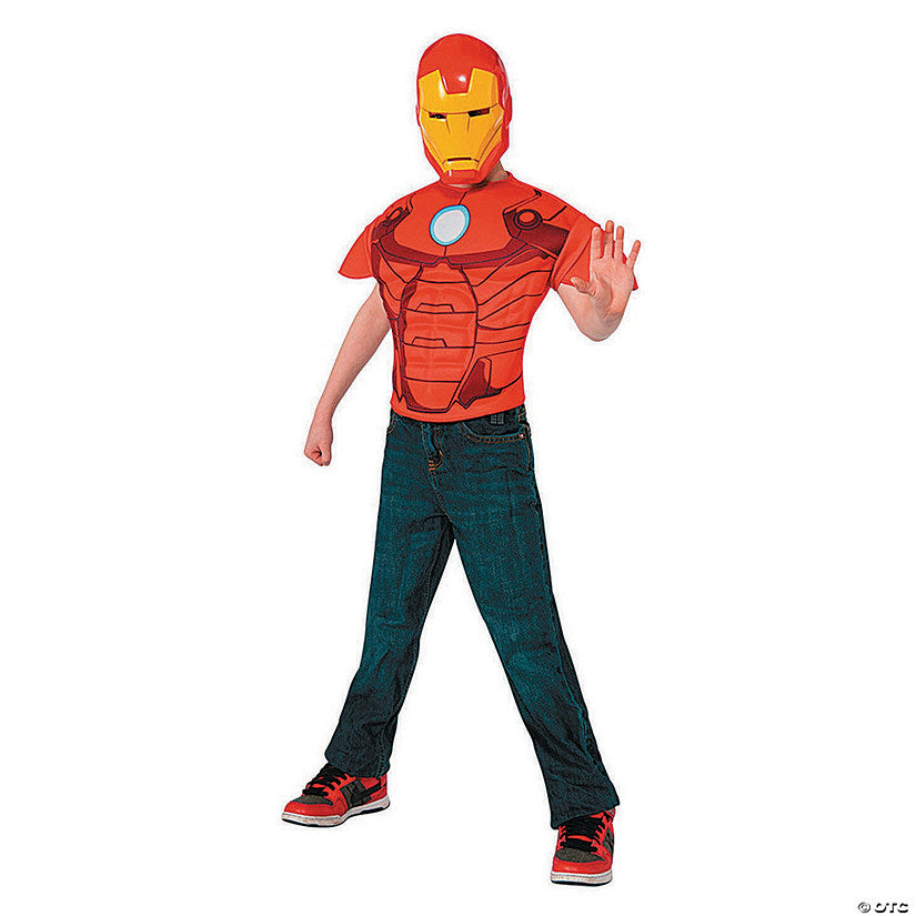 Boy’s Iron Man™ Top Costume | USA Decoration®