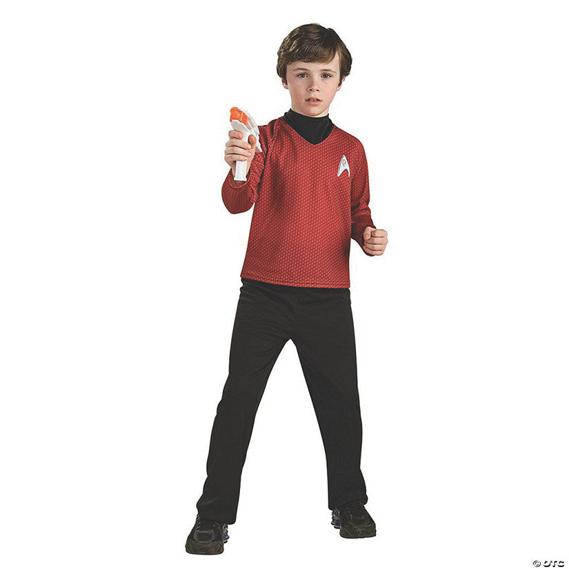 Boy's Deluxe Red Star Trek Uniform Costume - Large | USA Decoration®