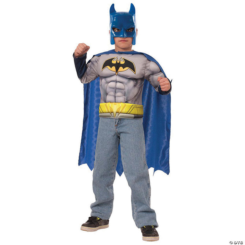 Boy's Muscle Chest Batman Costume - Small | USA Decoration®