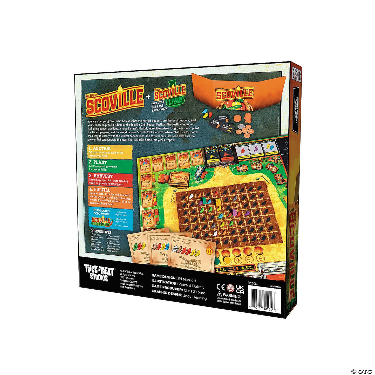 Scoville 2nd Edition Classic Collection Board Game for 1 to 6 Players | USA Decoration®