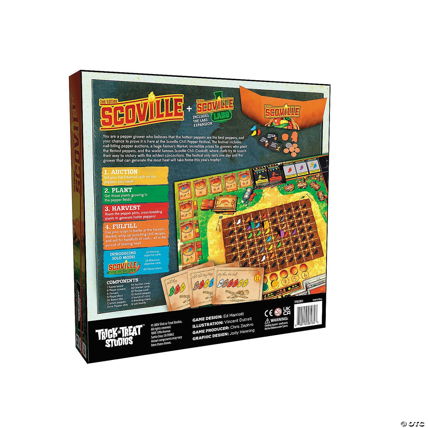 Scoville 2nd Edition Classic Collection Board Game for 1 to 6 Players | USA Decoration®