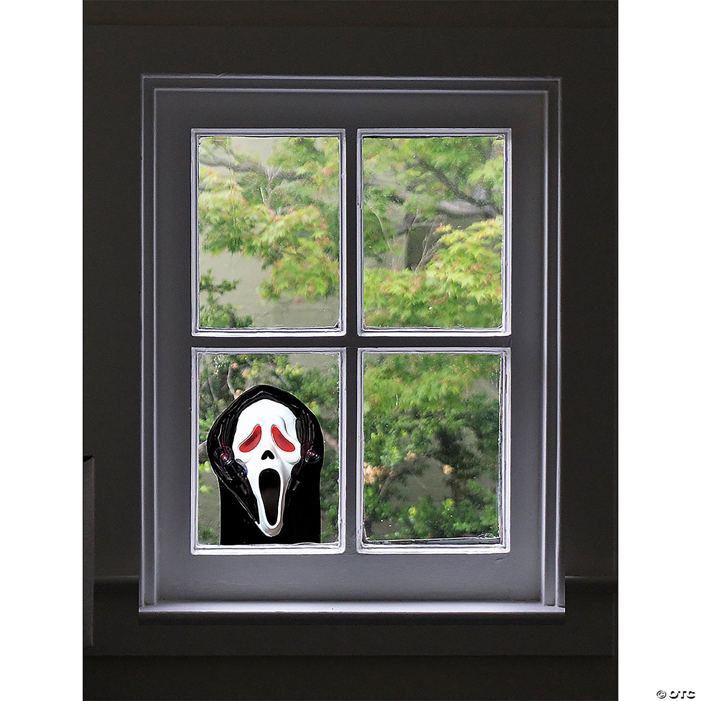 Scream™ Ghost Face Light-Up Window Peeper Decoration | USA Decoration®