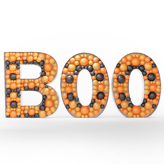 39 inch BOO - MOSAIC FRAME LETTER KIT | USA Decoration®