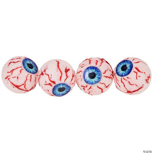 Set of 4 Bloodshot Eyeballs Halloween Decorations 2 | USA Decoration®