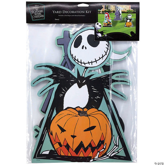 The Nightmare Before Christmas Jack, Sally Zero Yard Sign Set | USA Decoration®