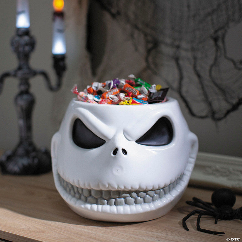 6 3/4" The Nightmare Before Christmas™ Jack Skellington Candy Bowl Halloween Decoration | USA Decoration®