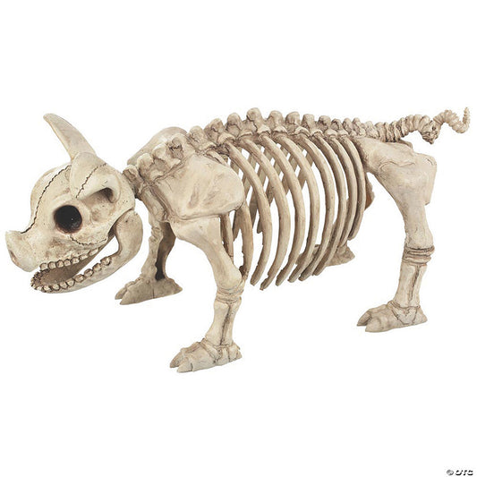 12" Pig Skeleton Halloween Decoration | USA Decoration®