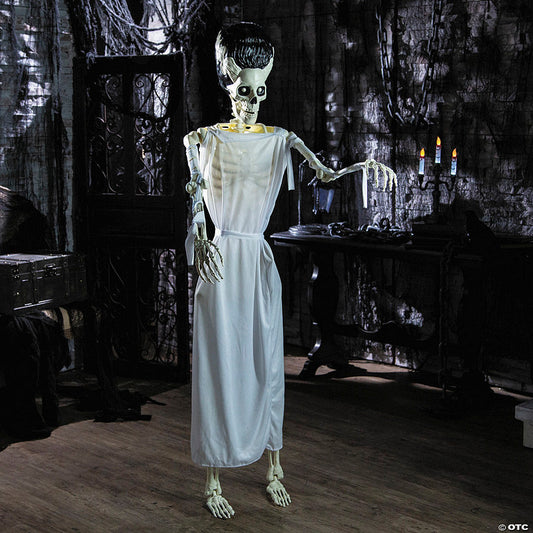 5 Ft. 4" Standing Monster Skeleton Halloween Decoration | USA Decoration®