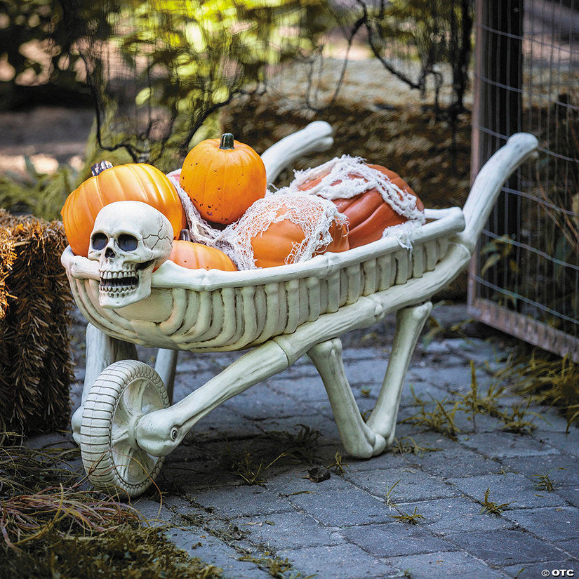 48 3/4" Skeleton Wheelbarrow Halloween Decoration | USA Decoration®